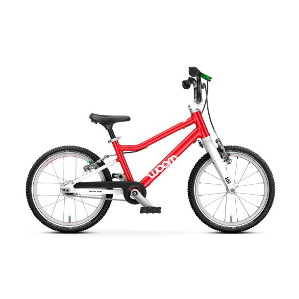 Woom GO AUTOMAGIC Cykel (16") - Rd