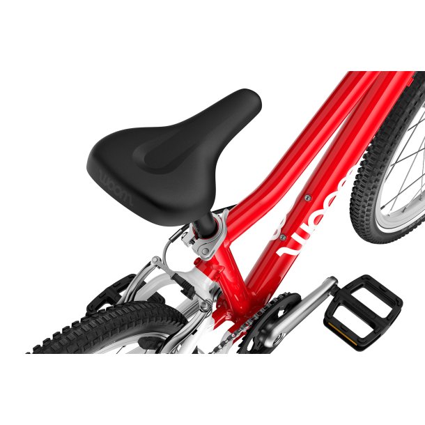 Woom GO 4 (20")  Let cykel til brn med eksplosiv fart og sjov balance - Rd