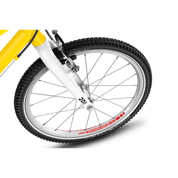 Woom GO 4  Superlet 20" brnecykel til fart og frihed - GUL 